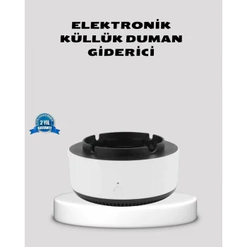 Hava Temizleyici Küllük – Sigara Dumanı Filtreli, Sessiz Çalışan, Şık Tasarım