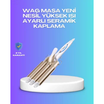 Hızlı Isınan Şarjlı Saç Kıvırıcı Maşa