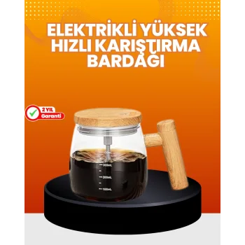 Isıtıcılı Manyetik Karıştırıcı Kupa – 400 ml, C Tipi Şarjlı, Akıllı Tasarım