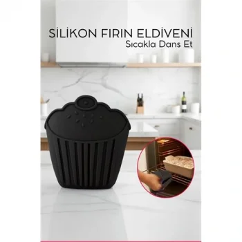 Isıya Dayanıklı Silikon Fırın Eldiveni – Profesyonel Mutfak Koruması