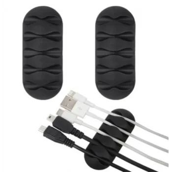 Kablo Tutucu 5 Kanallı 3lü Siyah (5047)