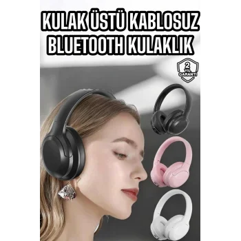 Kablosuz Bluetooth Kulaklık ANC/ENC Destekli Kulak Üstü Yüksek Ses Kaliteli