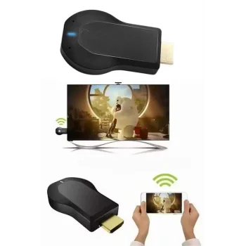 Kablosuz HDMI Wifi Görüntü Aktarıcı Tüm Cihazlara Uyumlu