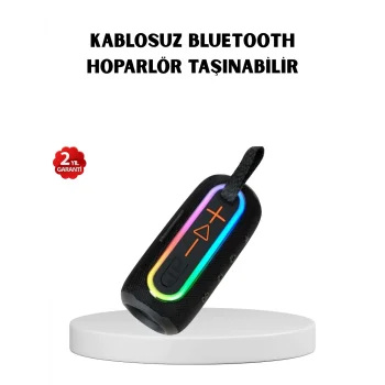 Kablosuz Hoparlör – Bluetooth 5.1, Güçlü Bas ve 10 Metre Menzil
