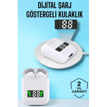 Kablosuz Müzik Keyfi Sunan LED Şarjlı TWS Bluetooth Kulaklık