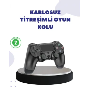 Kablosuz Titreşimli Oyun Kolu – Yüksek Hassasiyetli Analog Kontrol ve Ergonomik Tutma