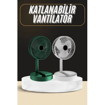 Katlanabilir Usb Şarjlı Masaüstü Soğutucu Mini Fan Telefon Tutucu