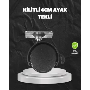 Kilitli 4 cm Evrensel Tekerlek Ayak Tek Adet