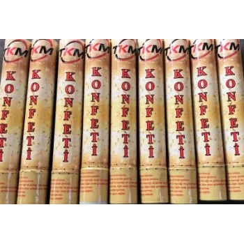 KONFETİ KARNAVAL METALİK RENKLİ 30CM (5047)