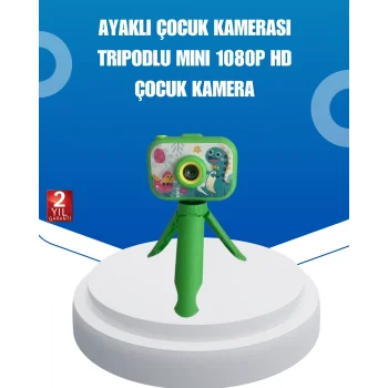 Kreatif Vlog Kamerası – 3-12 Yaş İçin Güvenli ve Renkli Tasarım