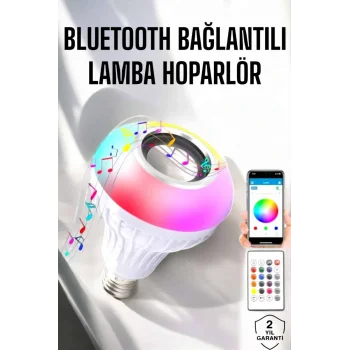 Lamba Led Hoparlör Dayanıklı ve Uzun Ömürlü Bluetooth Hoparlör