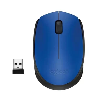 LOGITECH M171 USB KABLOSUZ MAVİ MOUSE (5047)