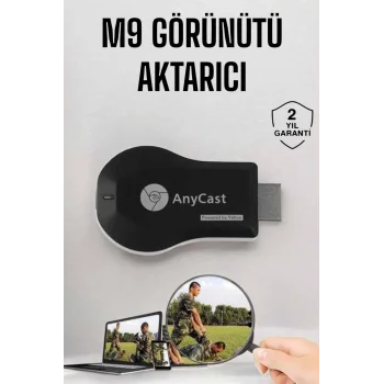 M9 Plus Hdmi Kablosuz Görüntü Ve Ses Aktarıcı HD Görüntü