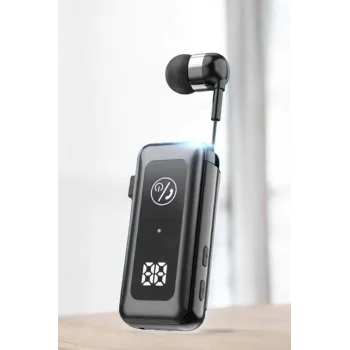 Makaralı Bluetooth Kulaklık Kulak İçi Dijital Göstergeli Yüksek Ses Kaliteli