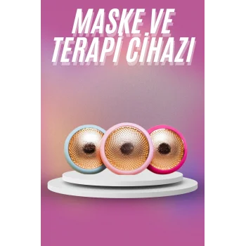 Mini Maske ve Işık Terapi Cihazı Led  Akıllı Maske Hassas Ciltlere Özel