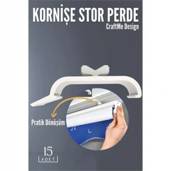 Kornişe Stor Perde Montaj Aparatı 15 ADET