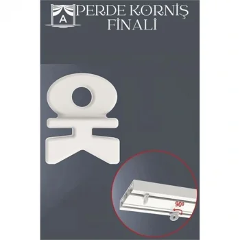 Perde Finali Perde Sonlandırıcı Stop Korniş Finali Sonu 12 Adet