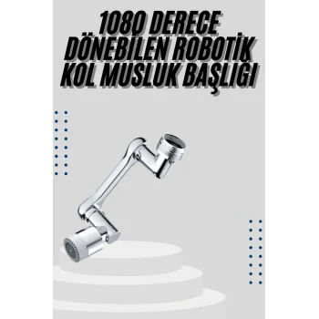Mutfak Musluk Başlığı 1080 Derece Dönebilir Oynar Başlıklı Musluk Aparatı