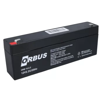 ORBUS 12 VOLT - 2.2 AMPER YATIK UZUN AKÜ (176 X 61 X 33 MM) (5047)