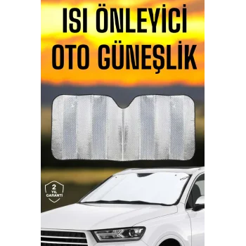 Oto Güneşlik Isı Önleyici Tüm Araçlara Uyumlu UV Işınlarına Karşı