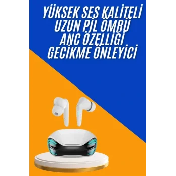 Oyuncu Kulaklığı Mikrofonlu Gürültü Engelleme Gecikme Önleyici Bluetooth Kulaklık