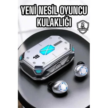 Oyuncu Kulaklığı Yeni Nesil Kablosuz Uzun Pil Ömrü Bluetooth Kulaklık