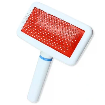 Paslanmaz Evcil Hayvan Kedi Köpek Tüy Tarama Toplama Fırçası Kolay Temizlenir Bakım Aleti (5047)