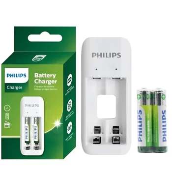 PHILIPS SCB2070NB/00 2Lİ 2 ADET X AAA 700MAH PİLLİ - PİL ŞARJ CİHAZI (5047)