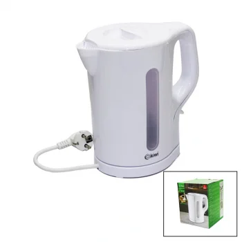 PLASTİK  KETTLE SU ISITICISI  BEYAZ  1.7LT  2000W OTOMATİK KAPANMA - 360° GÖVDE - KABLO SAKLAMA KK-3304 (5047)