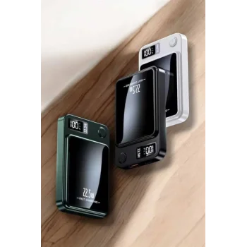 Pratik ve Taşınabilir 10.000 mAh Wireless Powerbank Hızlı Şarj Avantajı