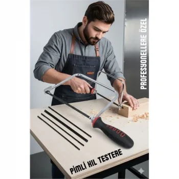 Profesyonel El Testeresi Kıl Testere + 5   Çok Amaçlı Hassas Ahşap/Metal Kesim ları