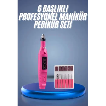 Profesyonel Manikür Pedikür Seti Törpü Makinesi Protez Tırnak Çıkarma