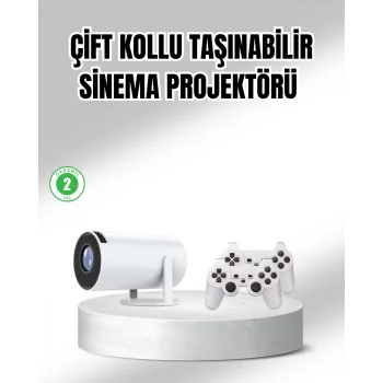 Projeksiyon Cihazı 4K Destekli Kablosuz Bağlantılı Bluetooth 5.0