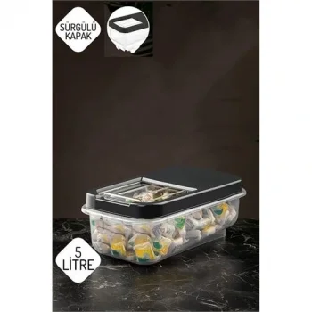 Reagan Tablet ve Deterjan Saklama Kutusu 5 lt ANTRASİT