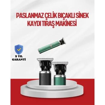 Saç Sakal Ense Paslanmaz Çelik T- Vücut Tıraş Makinesi