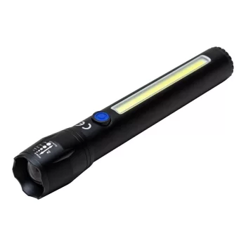 ŞARJ EDİLEBİLİR ZOOMLU COB LED EL FENERİ (5047)