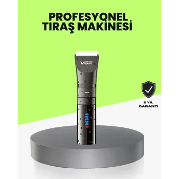 Şarjlı Saç Kesme Makinesi – 4 Taraklı, 2 Kademeli Güç Ayarı, Uzun Pil Ömrü