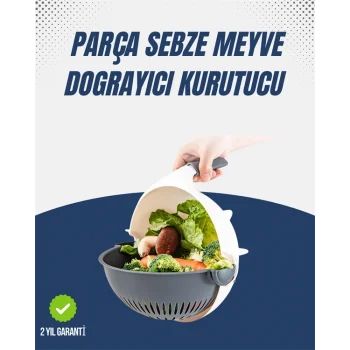 Sebze Doğrama ve Rendeleme İçin Pratik Mutfak Aparatı