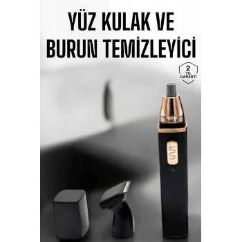 Seyahat Tipi Mini Taşınabilir Siyah Burun Kulak Yanak Kıl ve Tüy Temizleme Makinesi