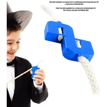 Sihirli İp Kutusu - İp Kesme ve Birleştirme İllüzyon Gösterisi (5047)