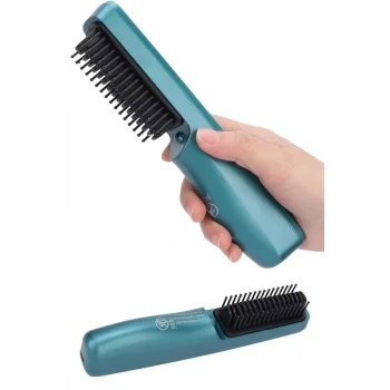 Sıkı Dişli Fön Tarak İyon Özelliği Saç Düzleştirici Tarak