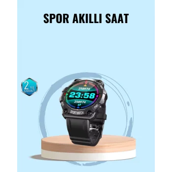 Spor Akıllı Saat – Nabız Ölçer, Adım Sayar ve Hareketsizlik Hatırlatıcılı
