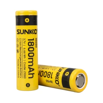 SUNKKO 3.7 VOLT 1800 MAH 18650 ŞARJ EDİLEBİLİR PİL  (TEKLİ) (5047)