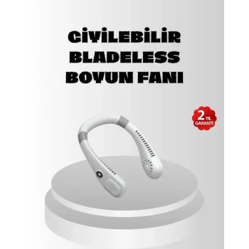 Taşınabilir Boyun Fanı Sessiz Çalışma ve USB Şarj Özellikli