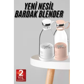Taşınabilir Kablosuz Şarjlı Kişisel Smoothie El Blender Mini Meyve Sıkacağı