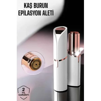 Taşınabilir ve Şık Yüz Kaş Epilatörü Hassas Ciltlere Özel