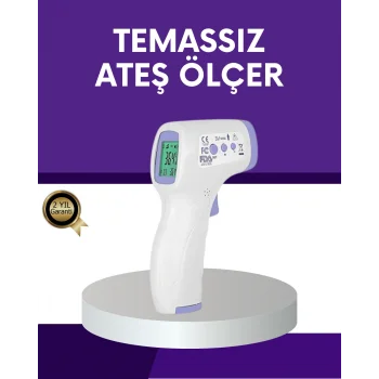 Temassız Ateş Ölçer Dijital Kızılötesi Termometre Hızlı Ölçüm