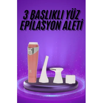 Tüm Cilt Tipleri Için 3 Başlıklı Yüz Çene Kıl Tüy Alma Tüm Cilt Tiplerine Uygun