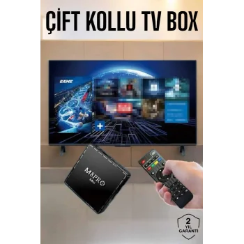 TV Game Box Netflix Youtube 1000 Oyunlu Android Oyun Konsolu Kumandalı