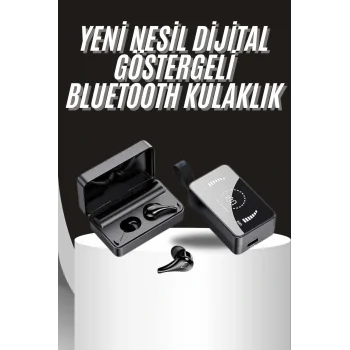 TWS Bluetooth Kulaklık Aynalı Kulaklık Dijital Göstergeli Dokunmatik Kontrol